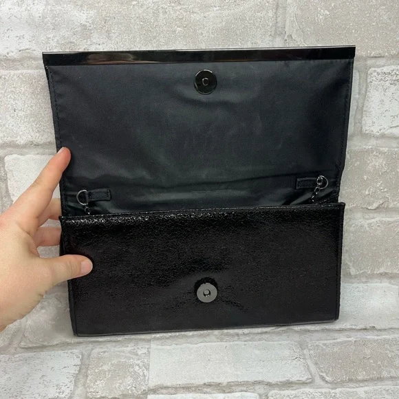 Jessica McClintock Black Evening Clutch - Picture 7 of 11